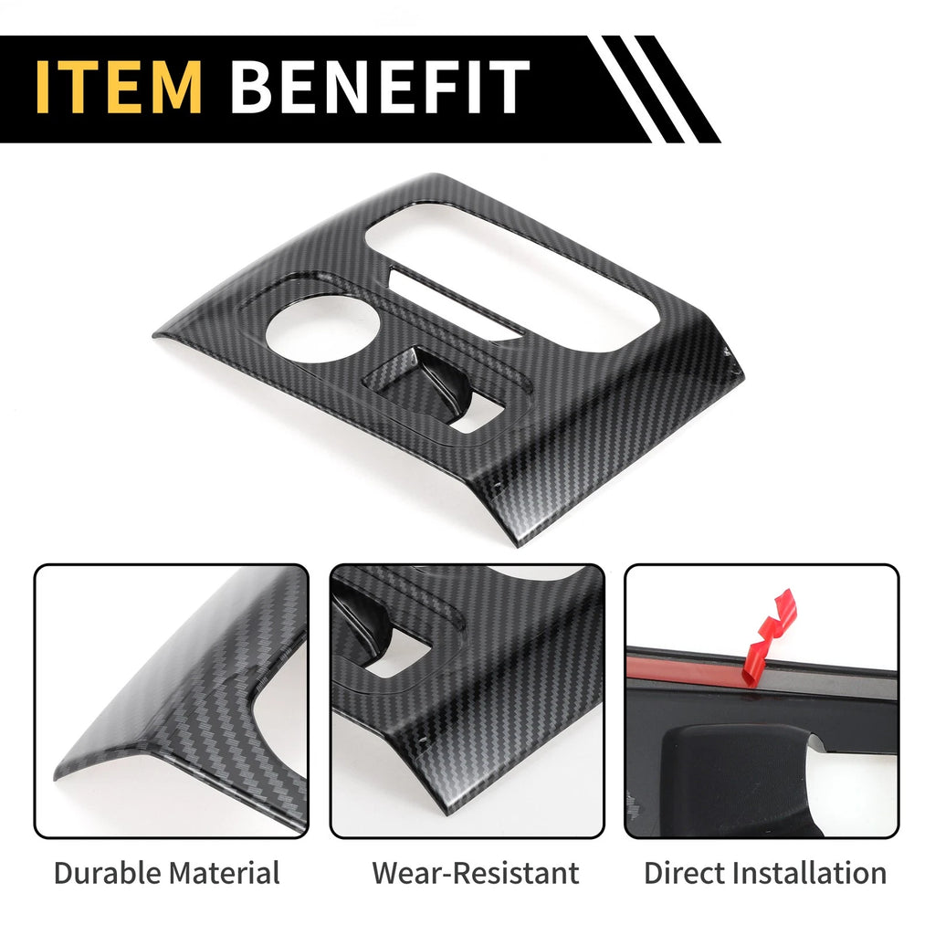 Console Gear Shift Frame Cover for Chevy Colorado (2023–2024) Carbon Fiber