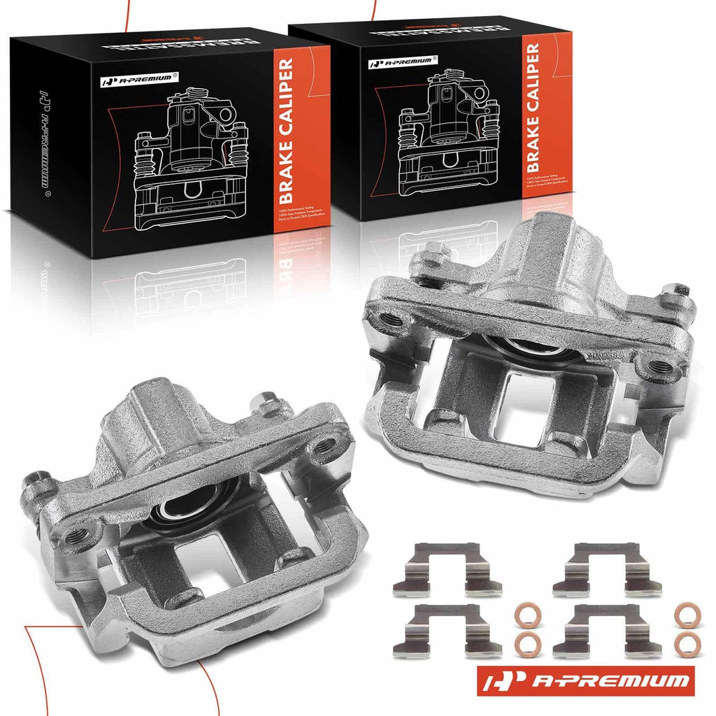 Pair Rear Disc Brake Calipers for Nissan Rogue (2014–2020)