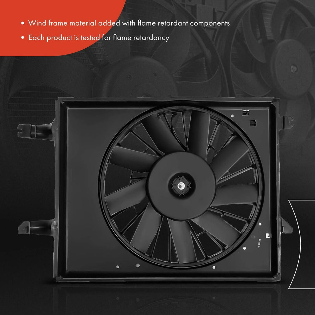 Cooling Fan Assembly with Shroud for Nissan Quest Mercury Villager (1996–1998)