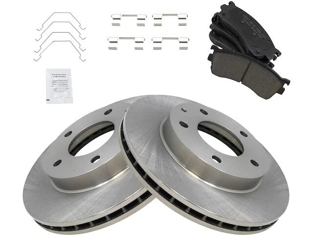 Front Brake Pad and Rotor Kit for Mazda Protege5 (2002–2003) WT821JJ