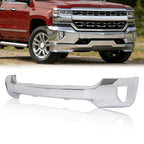 Front Bumper Face Bar for Chevy Silverado 1500 LD (2016–2019) Chrome