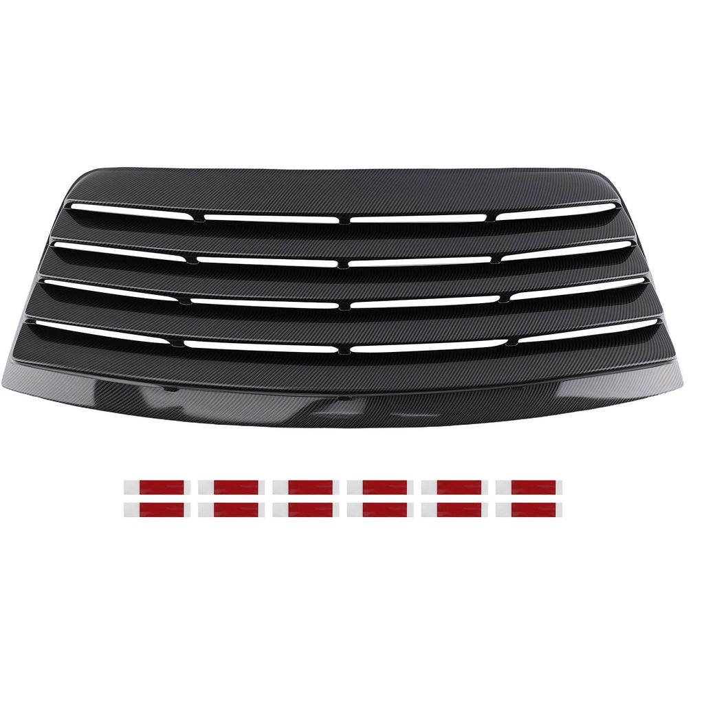 Carbon Fiber Rear Window Louver for Dodge Challenger (2008–2023) UV Block