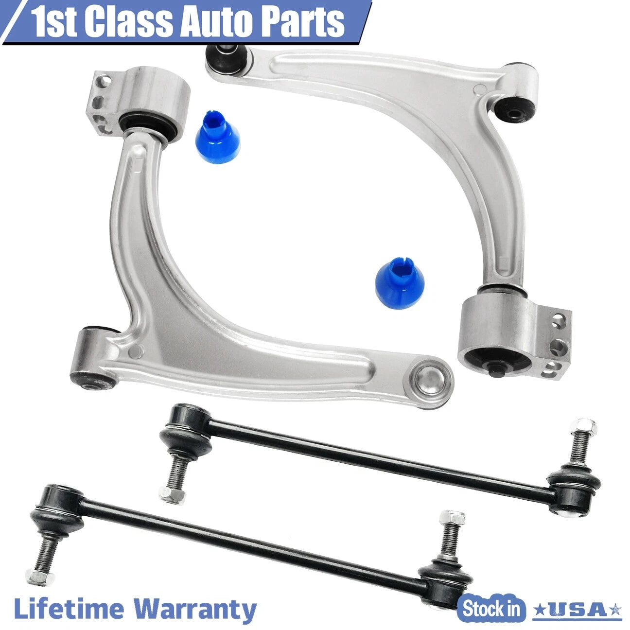 Front Suspension Control Arms Sway Bar Links for Chevy Malibu Pontiac G6 (2004–2012)