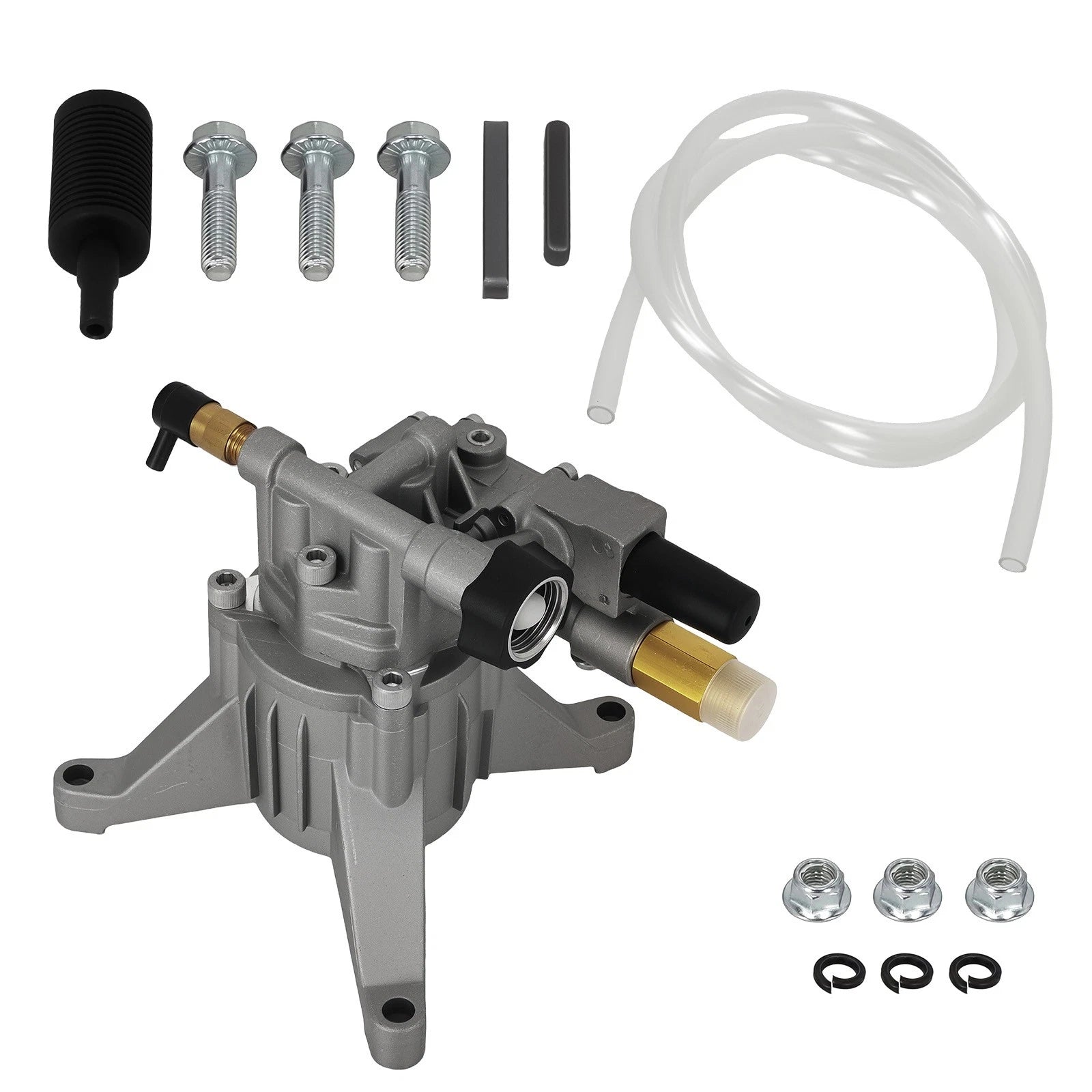 7/8 Vertical Power Pressure Washer Pump 2700psi 2.4gpm for Honda GCV160 (2010–2023)