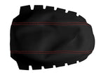 Leather Synthetic Console Armrest Cover for Acura MDX (2014–2020) Red Stitch