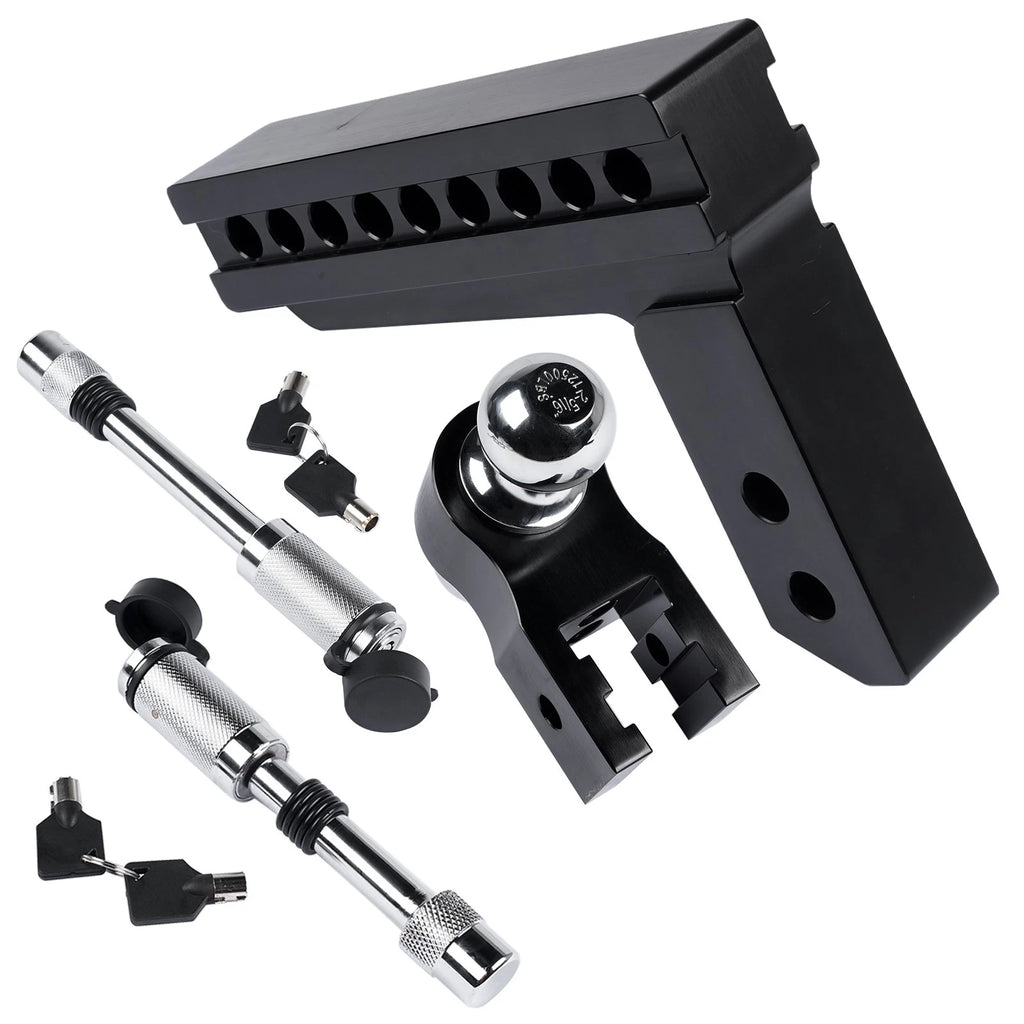 Aluminum Tow Hitch for 2" and 2-5/16" Balls (Universal Fit)