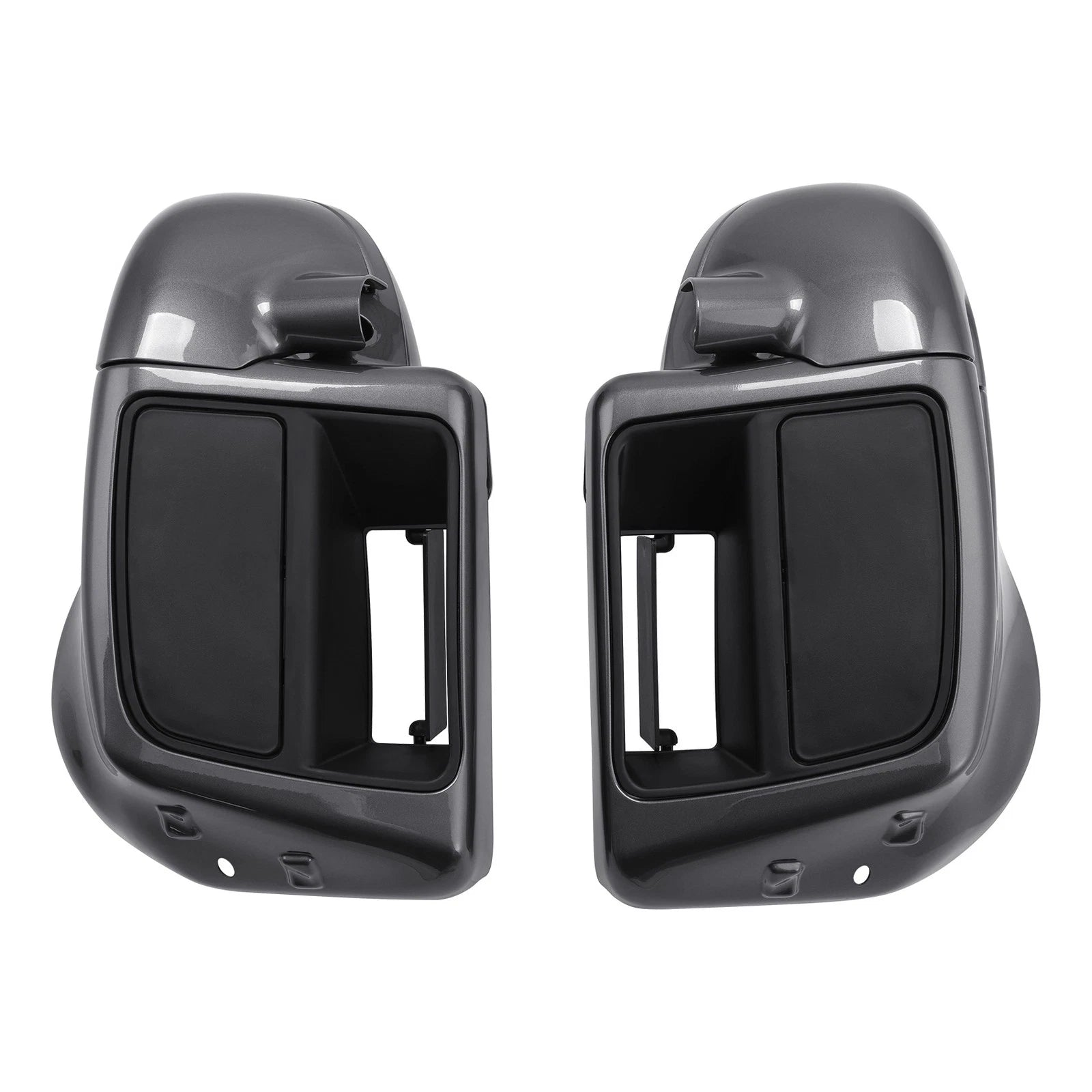 Lower Vented Fairings Kit for Harley Touring (2014–2023) Gauntlet Gray Metallic