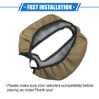 Armrest Protector Cover Pad for GMC Sierra 2014-2017 Deep Brown