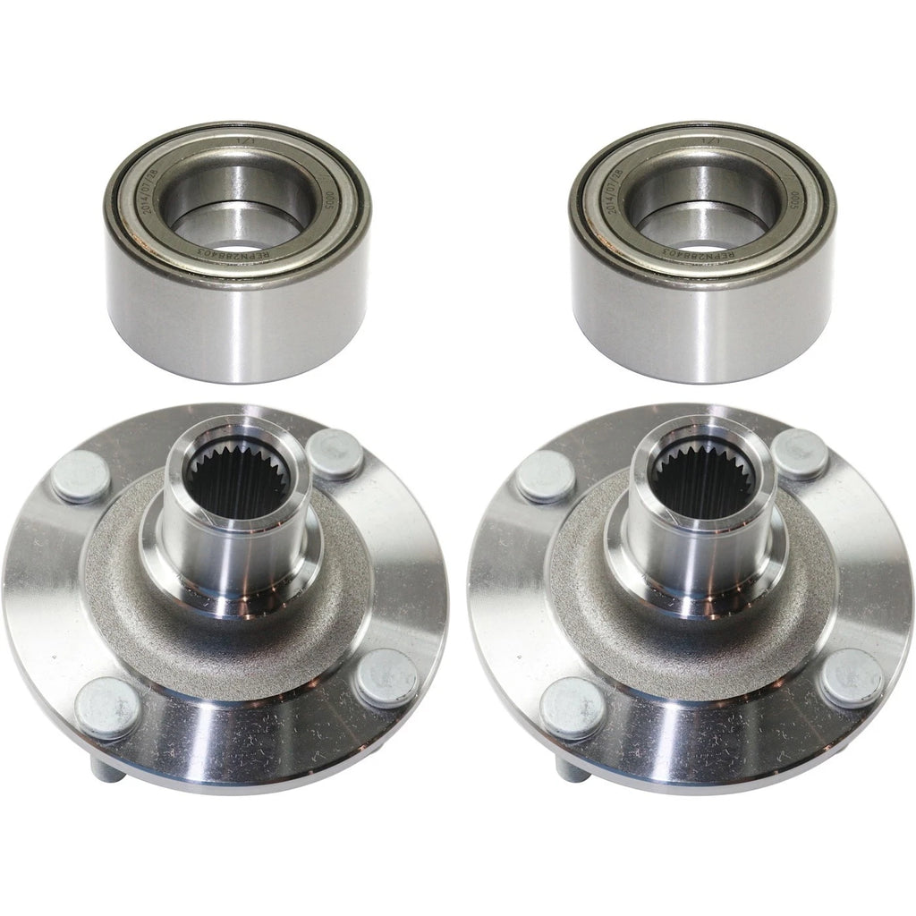 Wheel Hub Kit for Nissan Sentra (2000–2006) Front LH RH 4 Lug with Bearing