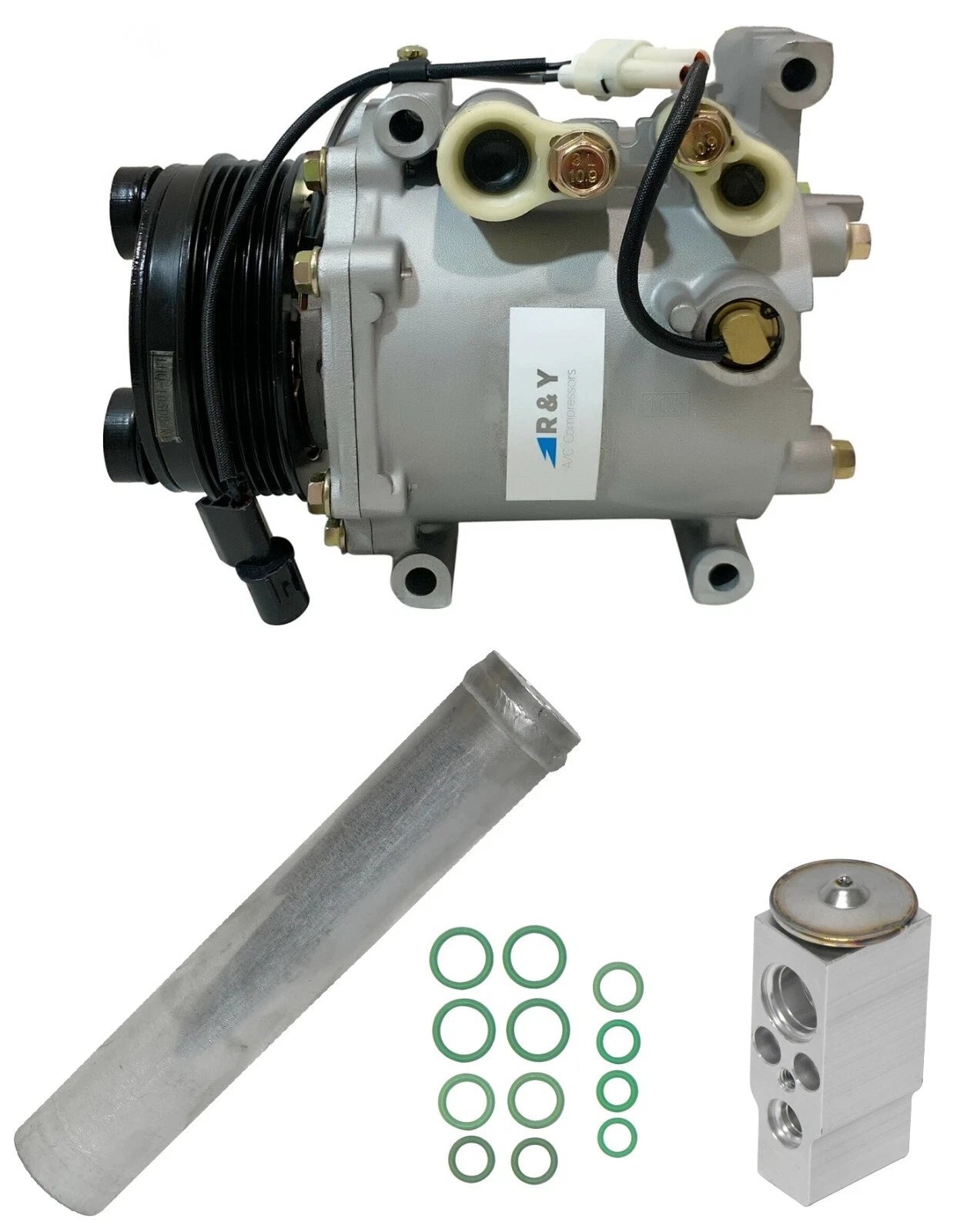 AC Compressor Kit Replacement for Mitsubishi Lancer 2.4L (2004–2008)