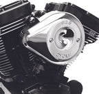 S&S Cycle Stealth Air Cleaner Kit w/ Chrome Teardrop Cover for M8 Models (2017–Present)