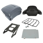 Trunk Plate Mount for Harley Electra Glide (2014–2024) Gunship Gray