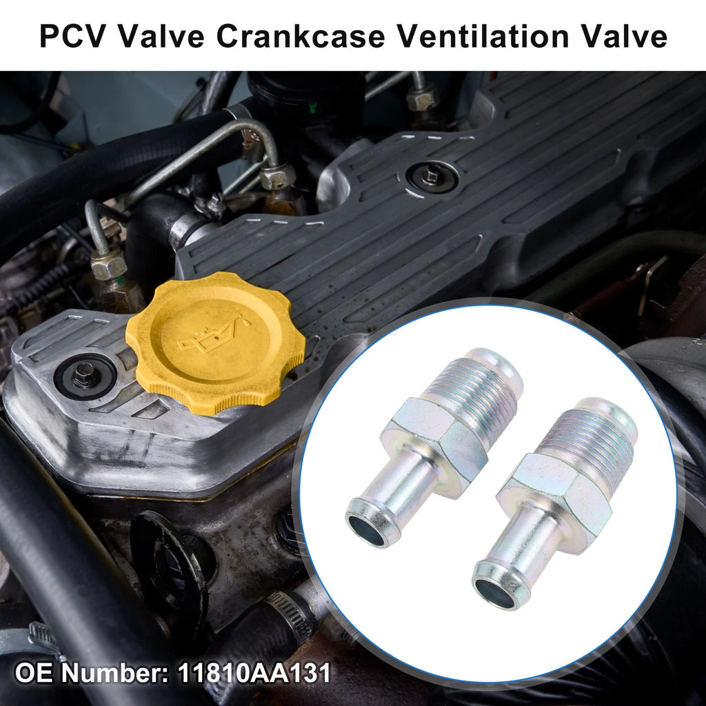Set of 2 PCV Valves for Subaru Outback 2.5L (2013–2019) 11810AA131
