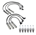 Denso 7mm Wire Set & 6 U-Groove Spark Plugs Kit for Dodge Plymouth Chrysler