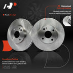 Front Disc Brake Rotors for Ford Escort (1991–2003) Mazda MX-3 (1992–1996)