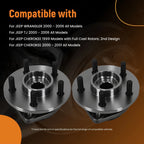 2pc Front Wheel Hub Bearing Kit for Jeep Wrangler/Cherokee (1999–2006) 513158