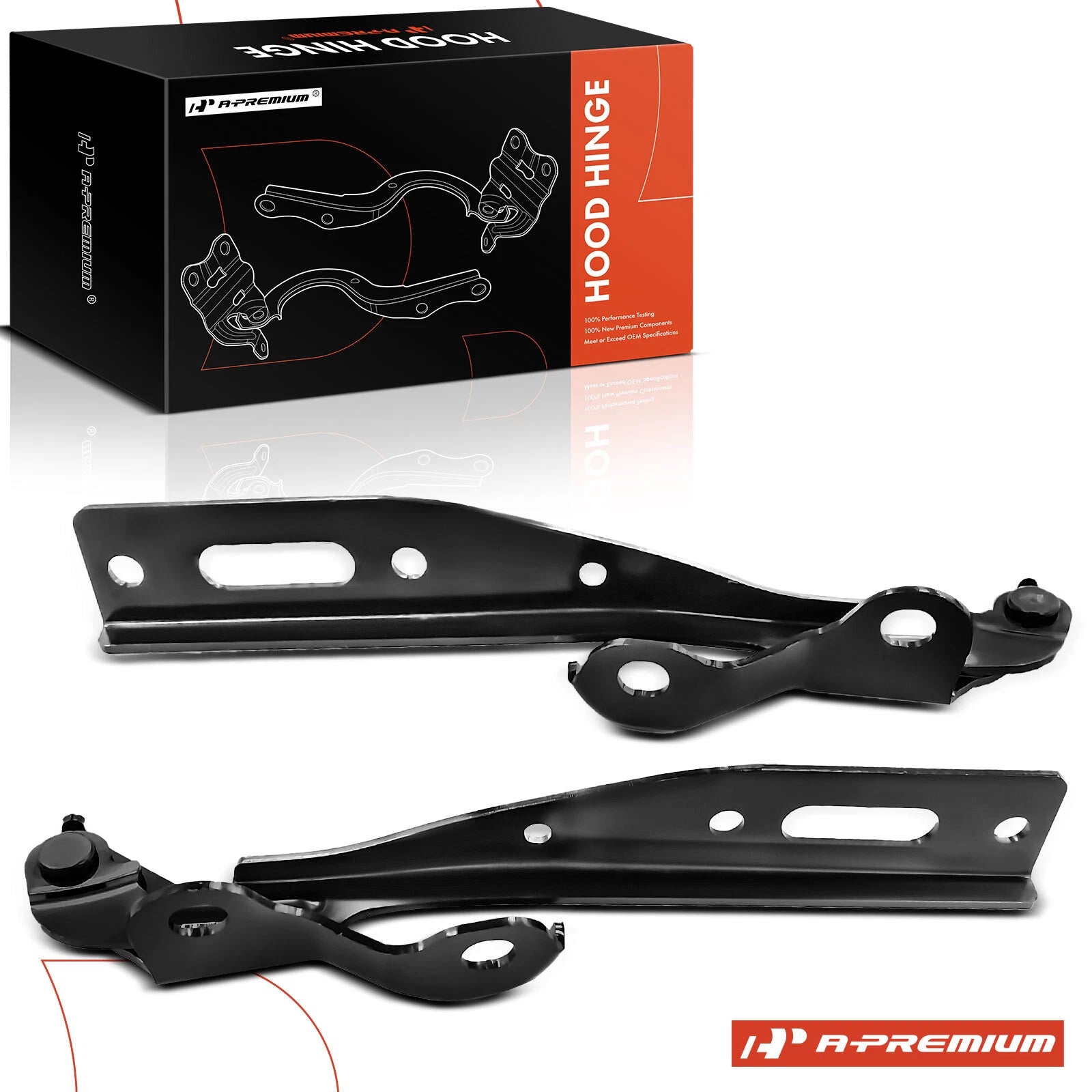 2X Front Hood Hinges for Honda Accord (2013–2017)