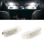 2X LED Light Auto Interior Visor Vanity Mirror for VW Golf Jetta Passat