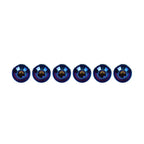 6 x M6x10mm Alloy Torx Head Screws for Bike Motorcycle - Blue