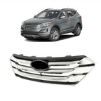 Front Bumper Upper Grille for Hyundai Santa Fe Sport (2013â2016) - Chrome