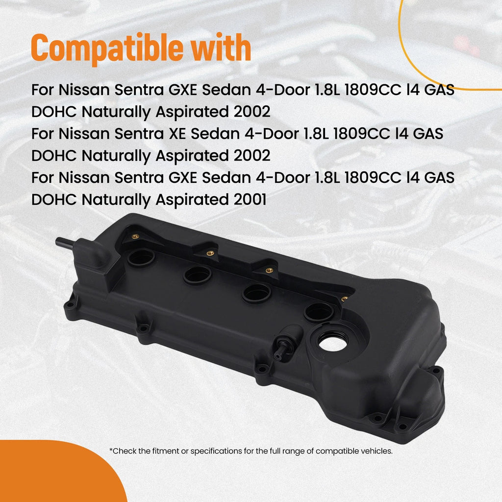 Engine Valve Cover with Gasket for Nissan Sentra (2000–2002)