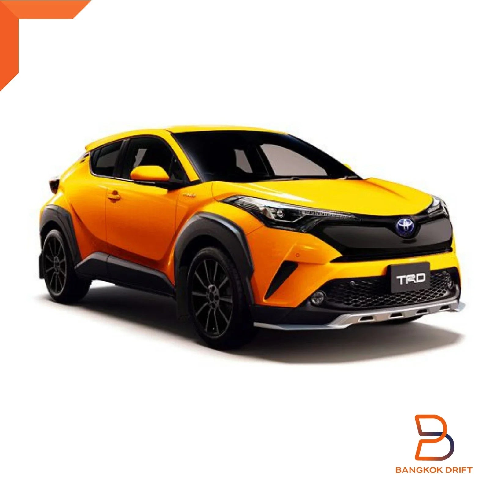 Matte Black Fender Flares for Toyota C-HR 2017-2020 Wheel Arch TRD Style