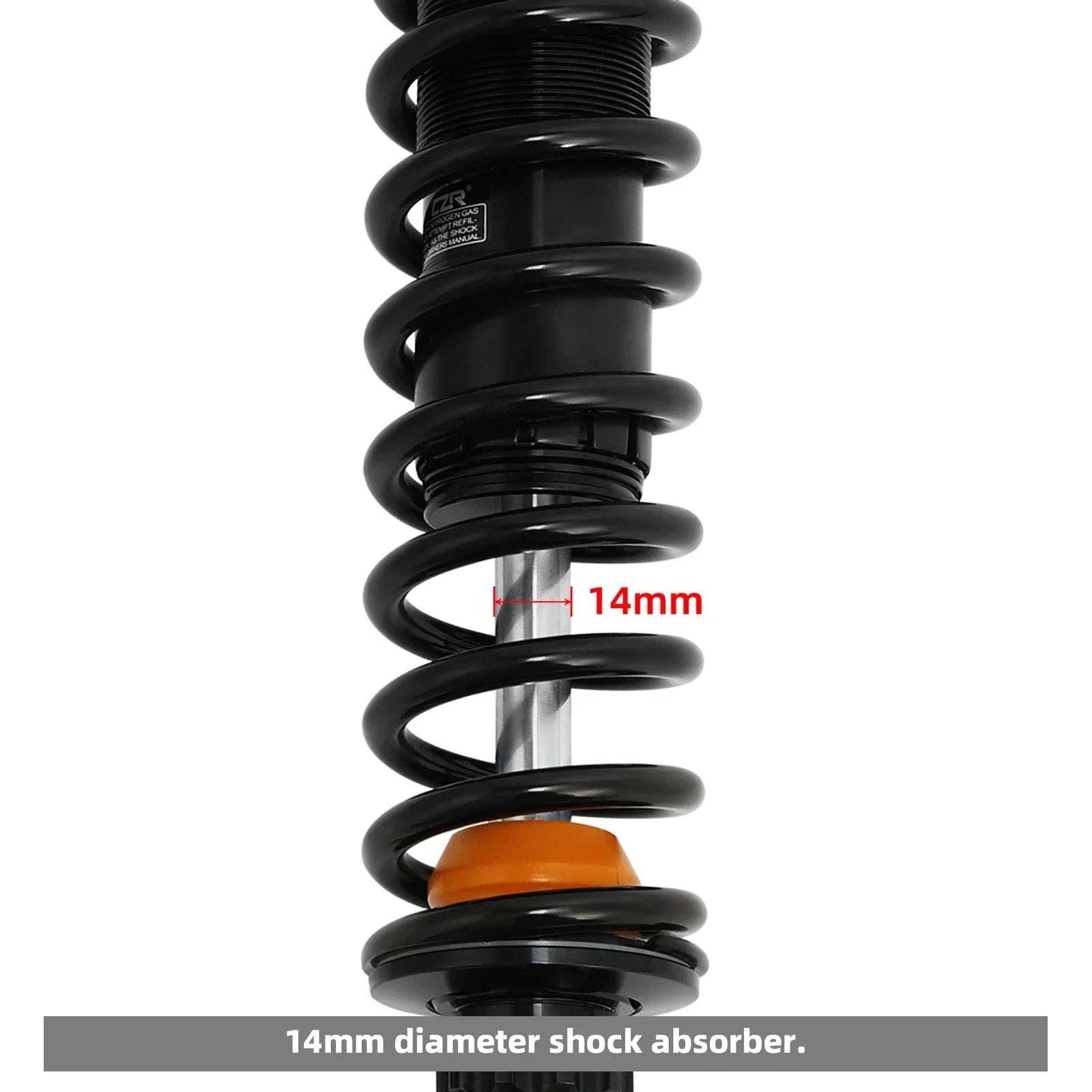 Remote Reservoir Rear Suspension Shocks for Harley Road Street Glide (14-25)