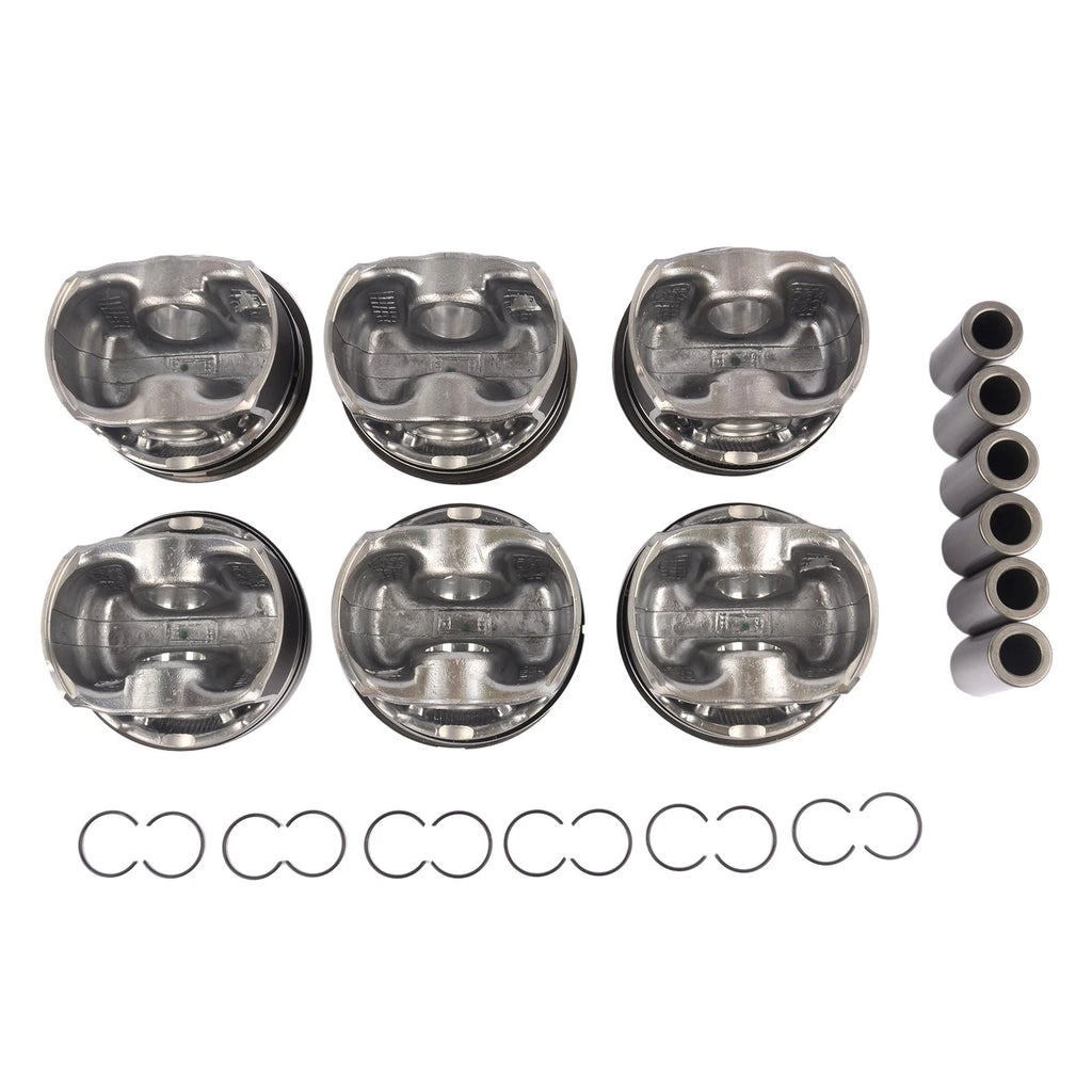 6X Pistons & Rings Set STD 22mm 84mm for BMW N55B30A (2011–2019)