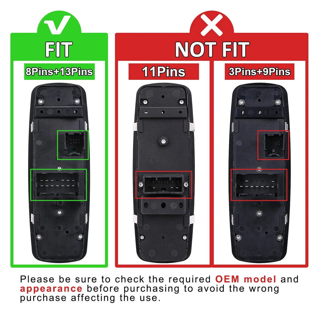 Master Power Window Switch for Jeep Liberty (2008–2012)