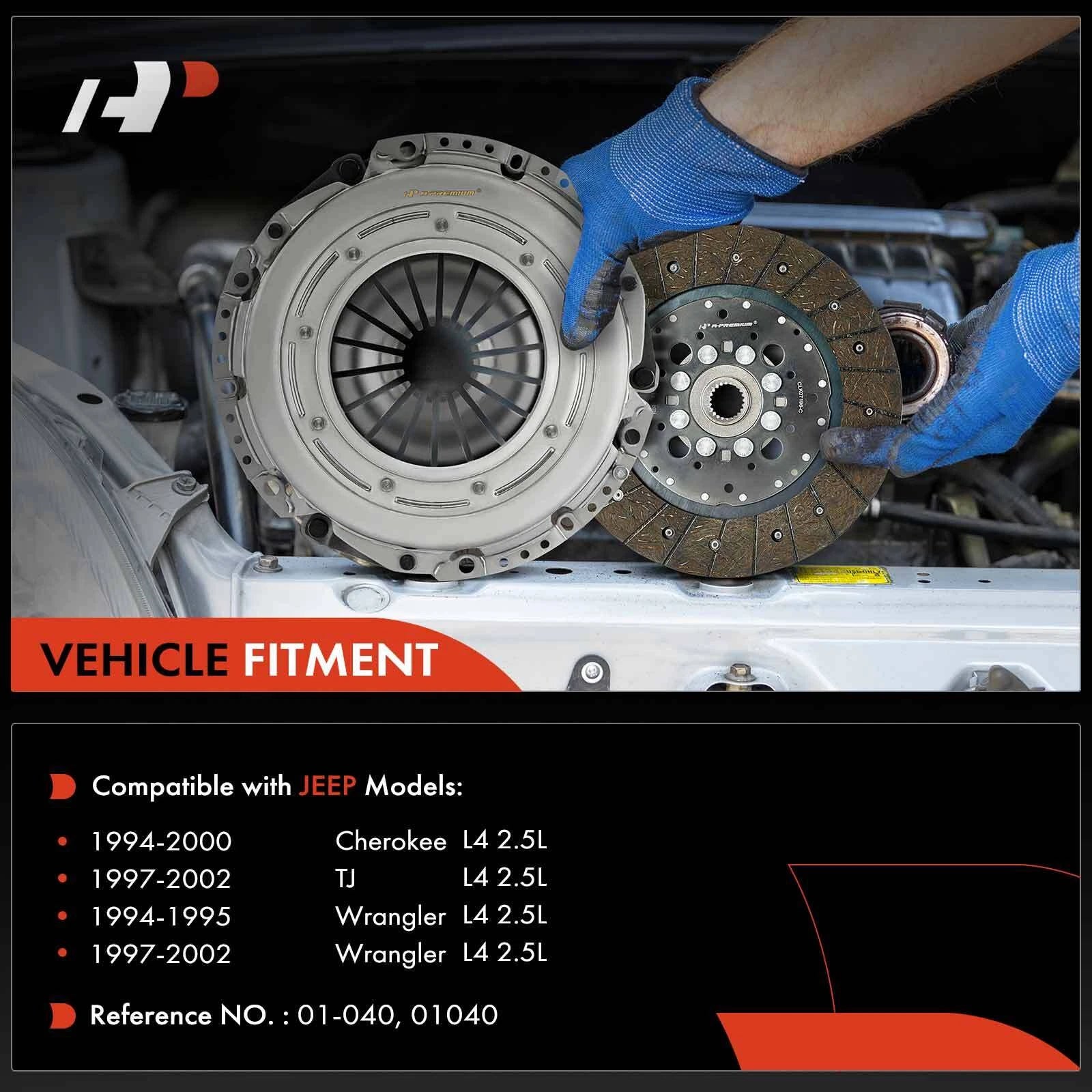 Clutch Kit for Jeep Wrangler (1994-1995, 1997-2002)