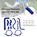 Silicone Radiator Coolant Hose for Suzuki SV650 (2016–2025) Blue