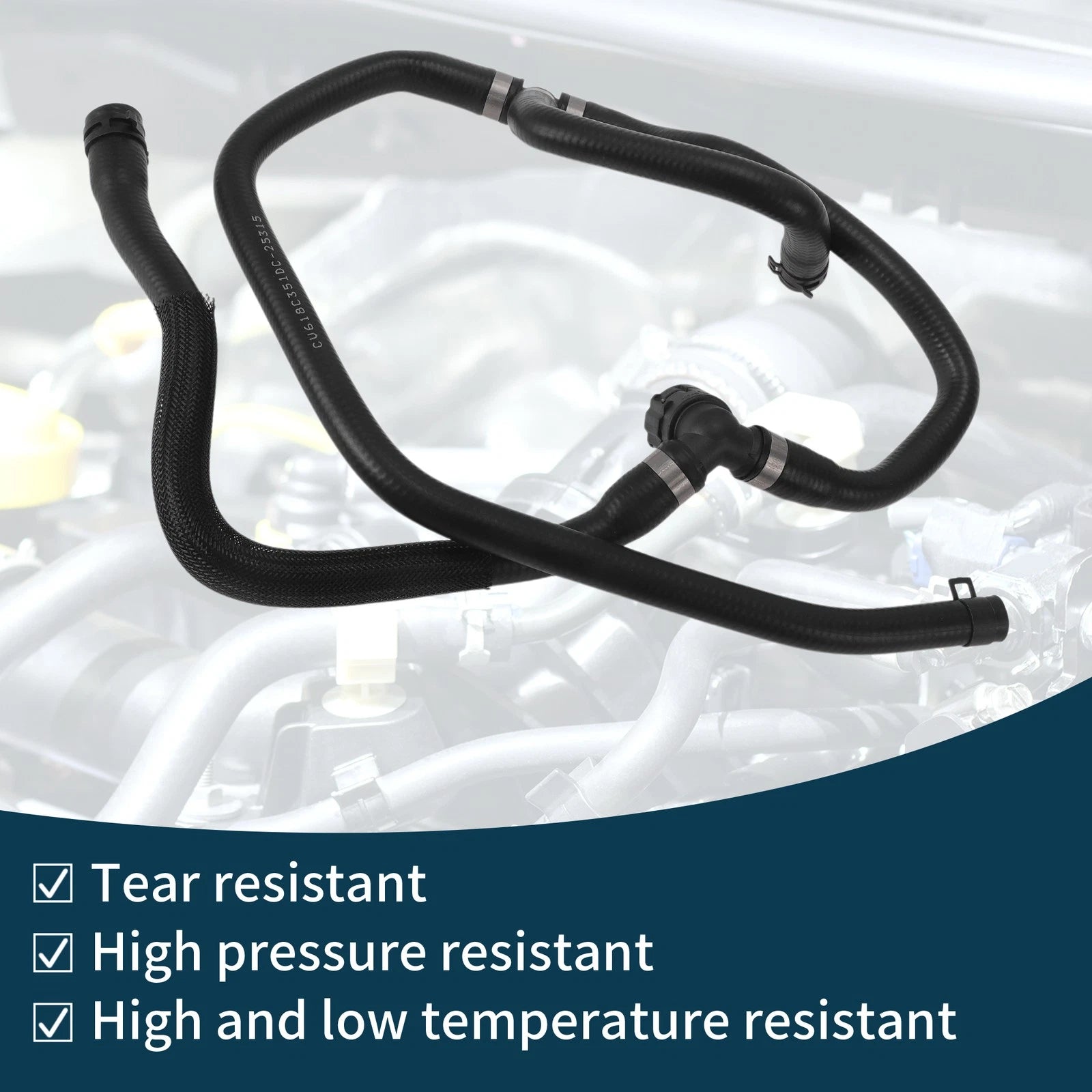Radiator Hose No.CV618C351DC for Ford Escape 2013 (1.6T) Rubber