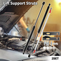 2X Front Hood Lift Supports Struts Gas Spring for Nissan Rogue X-Trail (2014–2020)