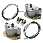 Front Brake Calipers & Hose Lines for Polaris Scrambler 400 500 (1999–2002)