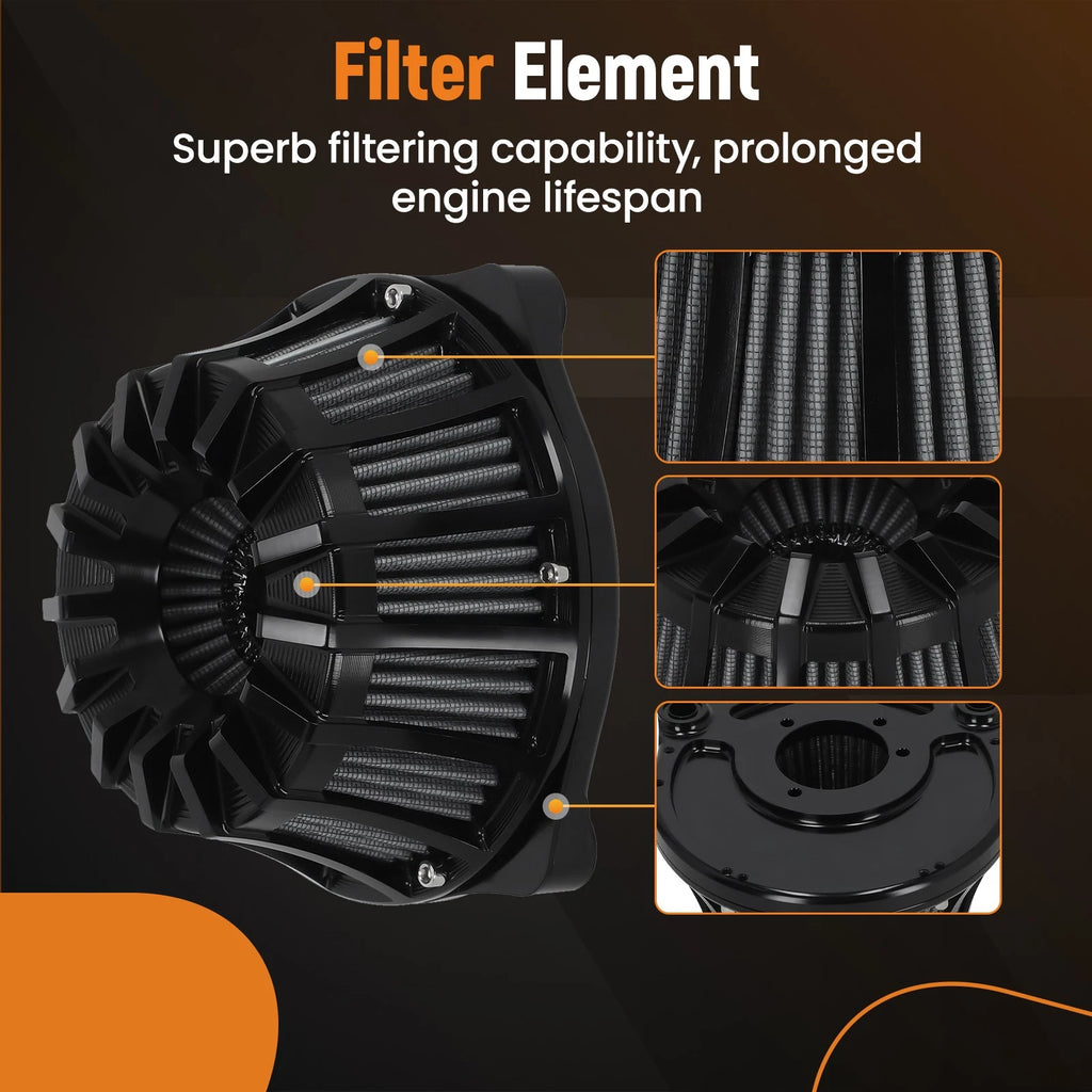 Air Cleaner Intake Filter for Harley-Davidson Sportster 883 1200 (2004–2023)