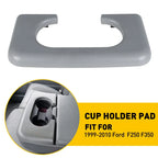 Cup Holder Pad for Ford F250 F350 F450 (1999–2010) Waterproof Gray