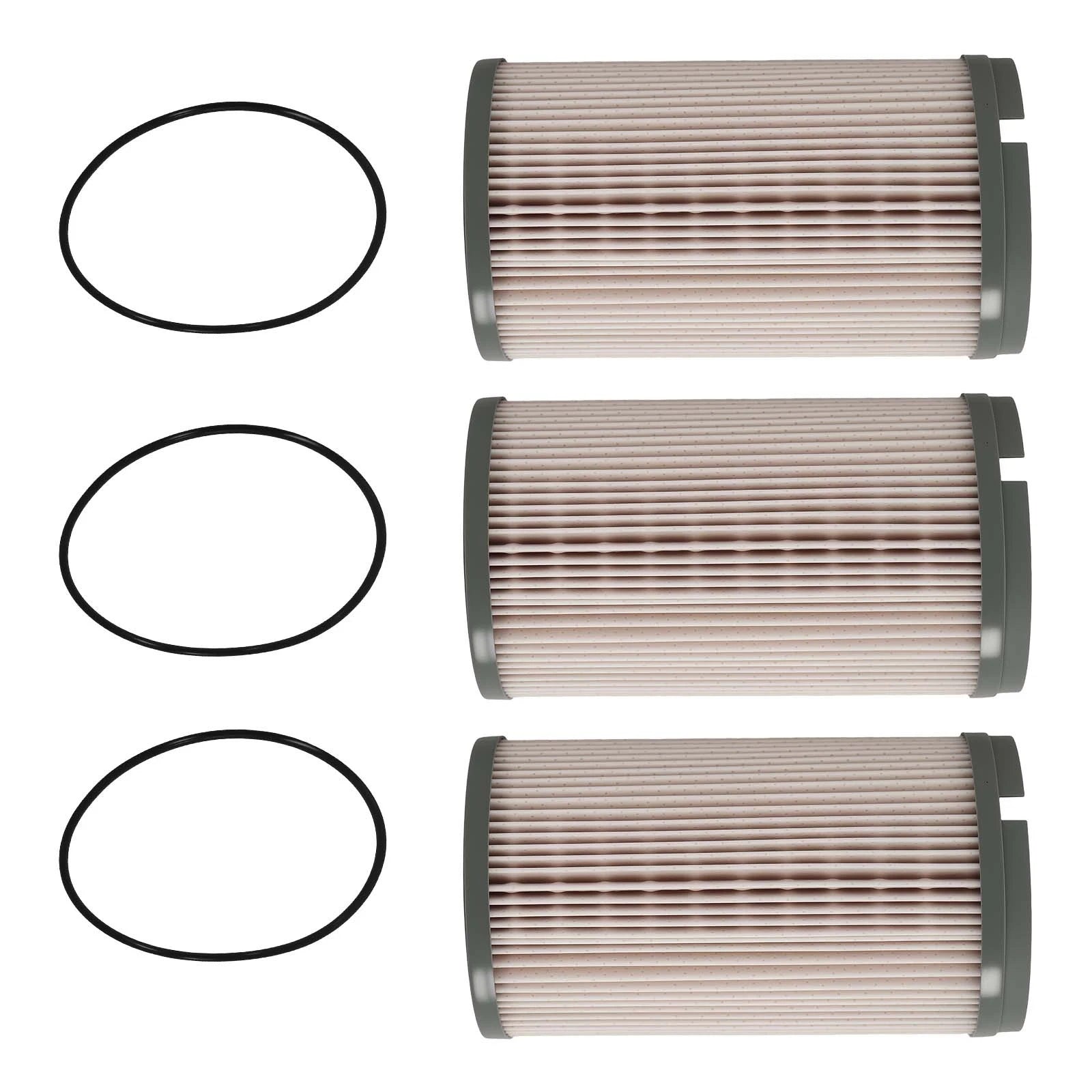 Set of 3 Fuel Filters for Cummins MX11 MX13 (2015–2017) PF46081 K371011