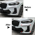 Front Bumper Air Vent Trim for BMW X3 G01 X4 G02 M Sport (2022–2023)