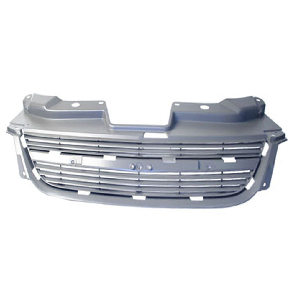 Replacement Black Plastic Front Upper Grille for Toyota Hilux (2005–2015)