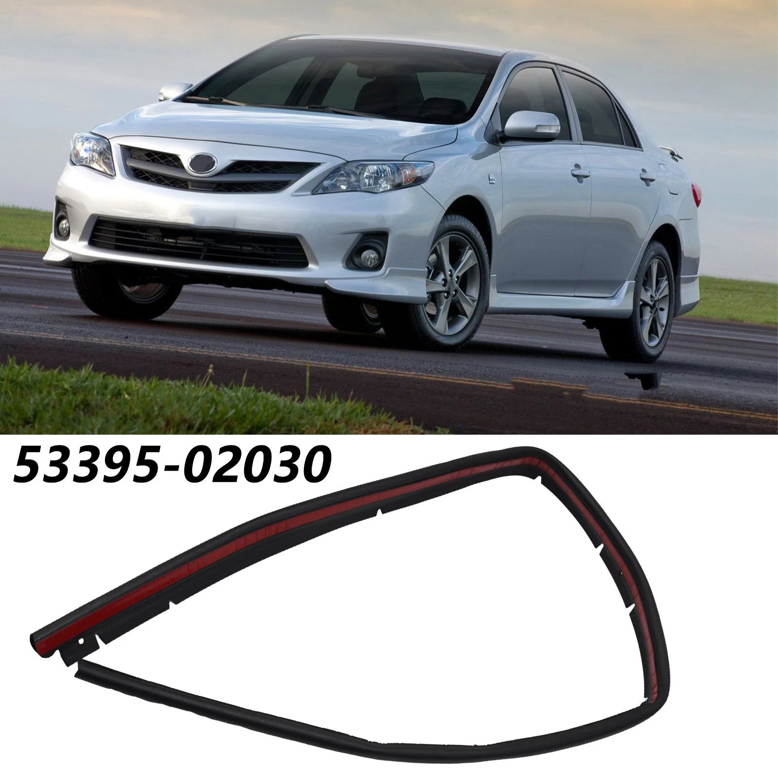 Front End Seal for Toyota Corolla (OEM 53395 02040)