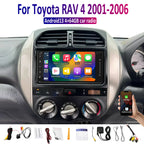 7'' CarPlay Android Auto Radio for Toyota RAV4 (2001-2006) 64GB Head Unit