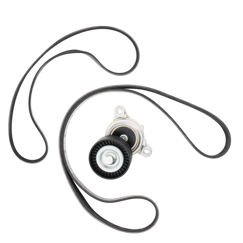 3PC Serpentine Belt Drive Component Kit for Ford Mustang F-150 3.7L (2011–2017)