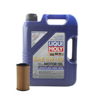 5L Liqui Moly Leichtlauf 5W-40 Oil Change Kit for Audi L4 2.0L (2010–2023)