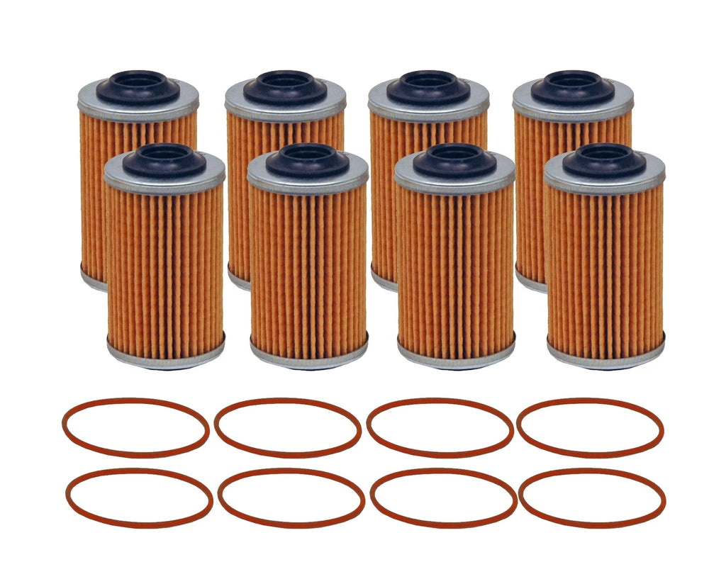 Set of 8 Engine Oil Filters for Cadillac Chevy GMC Pontiac Saab V6