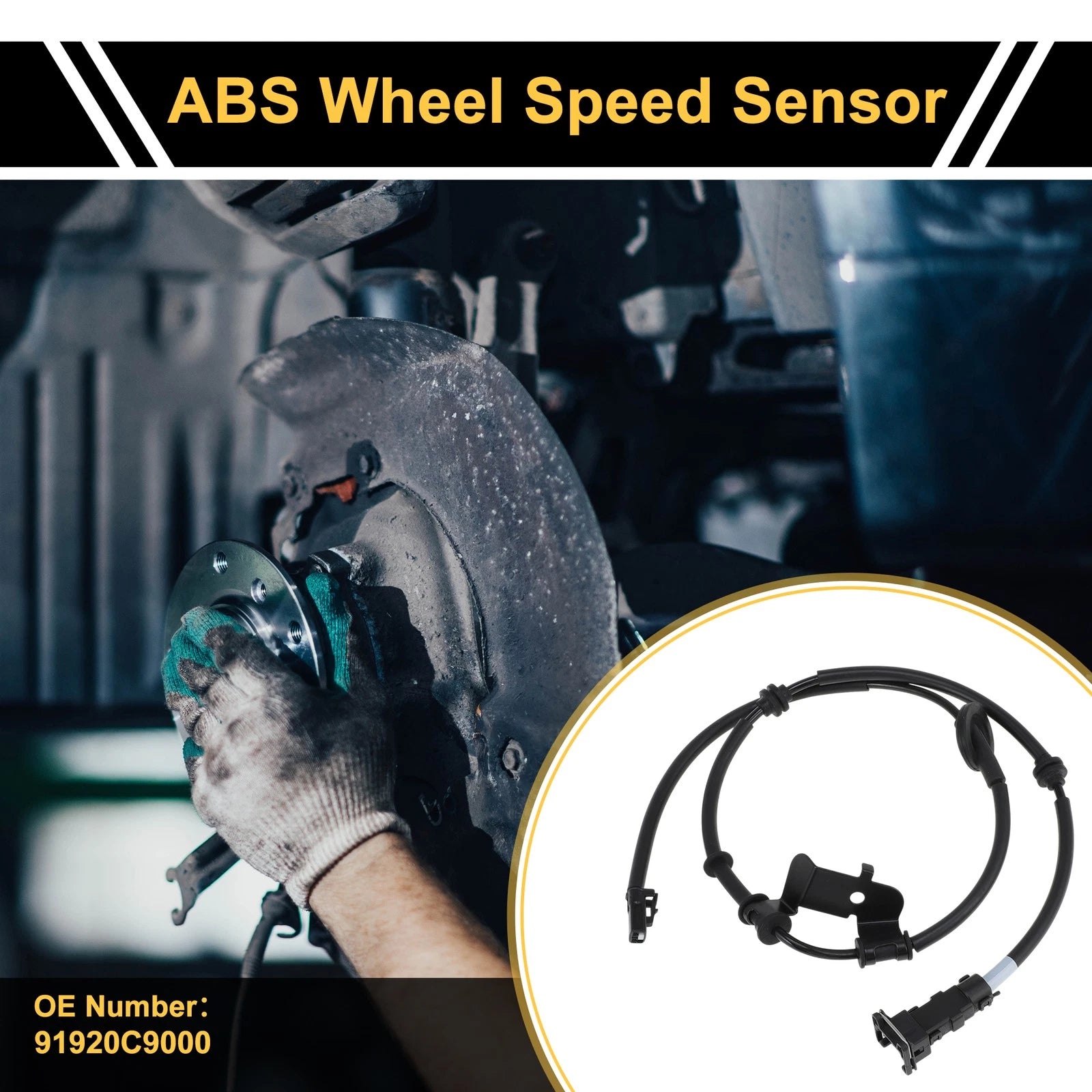ABS Wheel Speed Sensor No. 91920C9000 for Hyundai Ix25 (2014–2019)