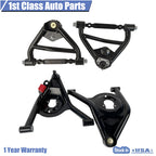 Set of 4 Front Tubular Control Arms for Chevrolet Camaro Pontiac (1970–1981)