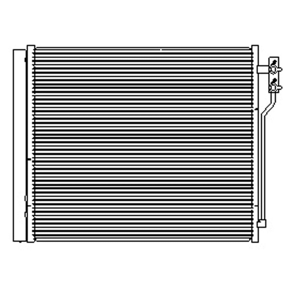 Replacement Condenser Repair Part For 2012-2016 BMW 5 Series (2011+)