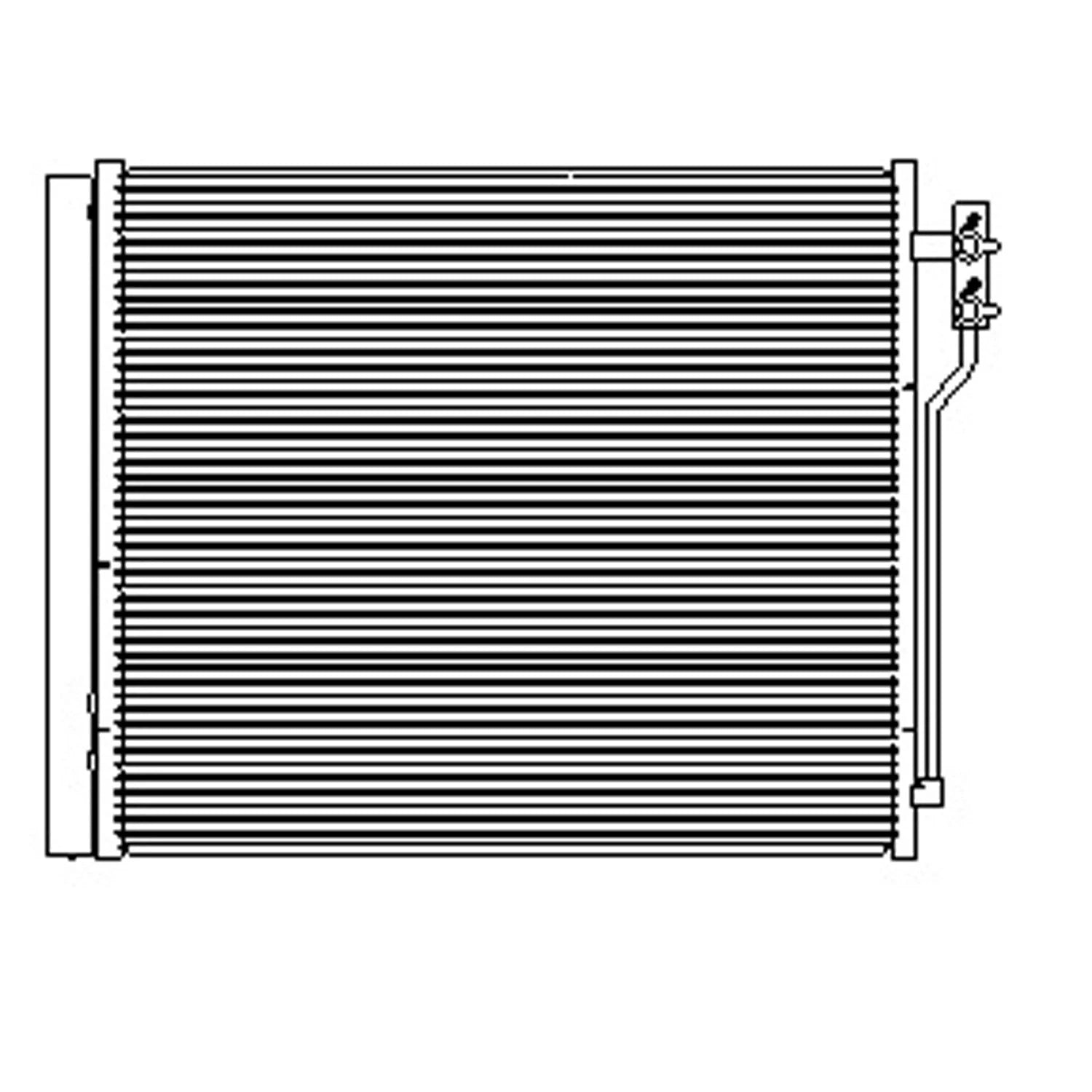 Replacement Condenser Repair Part For 2012-2016 BMW 5 Series (2011+)