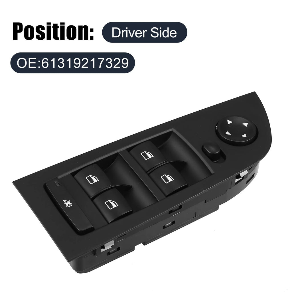 Master Power Window Switch 61319217329 for BMW 325i 2005–2011, 335i 2007–2012