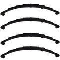 Set of 4 Double Eye 4-Leaf Trailer Springs for 3,500 lb Axle (1,750 lb)